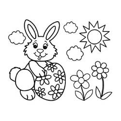 Dibujo para colorear: Lunes de Pascua (Fiestas y Celebraciones) #181277 - Dibujos para Colorear e Imprimir Gratis