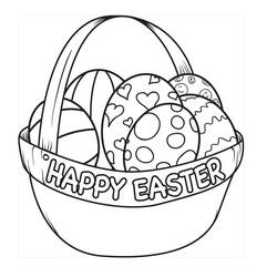 Dibujo para colorear: Lunes de Pascua (Fiestas y Celebraciones) #181300 - Dibujos para Colorear e Imprimir Gratis