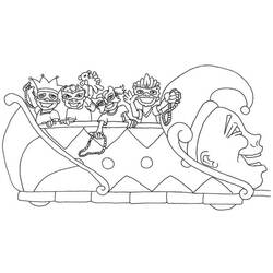 Dibujo para colorear: Mardi Gras (Fiestas y Celebraciones) #60656 - Dibujos para Colorear e Imprimir Gratis