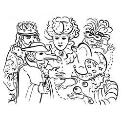 Dibujo para colorear: Mardi Gras (Fiestas y Celebraciones) #60691 - Dibujos para Colorear e Imprimir Gratis