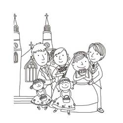 Dibujo Matrimonio (Fiestas y Celebraciones) #201901 para imprimir y colorear