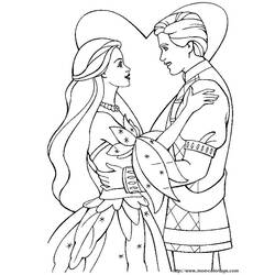 Dibujo para colorear: Matrimonio (Fiestas y Celebraciones) #55981 - Dibujos para Colorear e Imprimir Gratis