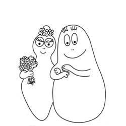 Dibujo para colorear: Matrimonio (Fiestas y Celebraciones) #56023 - Dibujos para Colorear e Imprimir Gratis