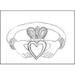 Dibujo para colorear: Matrimonio (Fiestas y Celebraciones) #56068 - Dibujos para Colorear e Imprimir Gratis