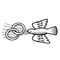 Dibujo para colorear: Matrimonio (Fiestas y Celebraciones) #56075 - Dibujos para Colorear e Imprimir Gratis