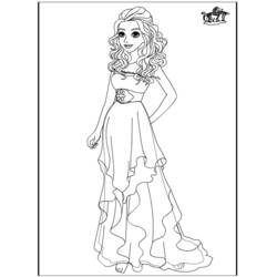 Dibujo para colorear: Matrimonio (Fiestas y Celebraciones) #56119 - Dibujos para Colorear e Imprimir Gratis