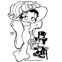 Dibujo para colorear: Matrimonio (Fiestas y Celebraciones) #56133 - Dibujos para Colorear e Imprimir Gratis