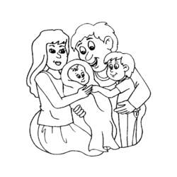 Dibujo para colorear: Nacimiento (Fiestas y Celebraciones) #55560 - Dibujos para Colorear e Imprimir Gratis
