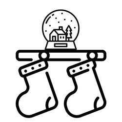 Dibujo Navidad (Fiestas y Celebraciones) #171551 para imprimir y colorear