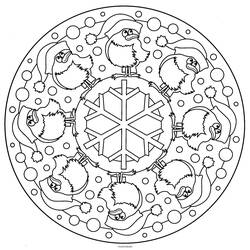 Dibujo para colorear: Navidad (Fiestas y Celebraciones) #54802 - Dibujos para Colorear e Imprimir Gratis