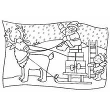 Dibujo Navidad (Fiestas y Celebraciones) #55106 para imprimir y colorear