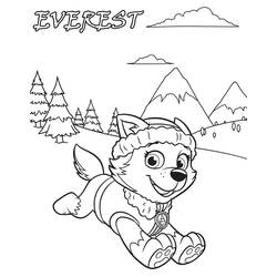 Dibujo para colorear: Navidad de Paw Patrol (Fiestas y Celebraciones) #204289 - Dibujos para Colorear e Imprimir Gratis
