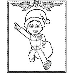 Dibujo para colorear: Navidad de Paw Patrol (Fiestas y Celebraciones) #204290 - Dibujos para Colorear e Imprimir Gratis