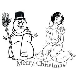Dibujo para colorear: Navidad Disney (Fiestas y Celebraciones) #205001 - Dibujos para Colorear e Imprimir Gratis