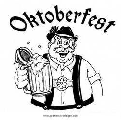 Dibujo para colorear: Oktoberfest (Fiestas y Celebraciones) #59404 - Dibujos para Colorear e Imprimir Gratis