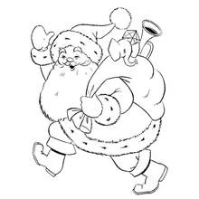 Dibujo Papá Noel (Fiestas y Celebraciones) #104770 para imprimir y colorear