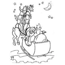 Dibujo Papá Noel (Fiestas y Celebraciones) #104914 para imprimir y colorear