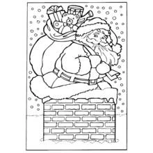 Dibujo Papá Noel (Fiestas y Celebraciones) #104937 para imprimir y colorear