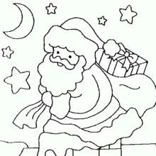 Dibujo Papá Noel (Fiestas y Celebraciones) #104960 para imprimir y colorear