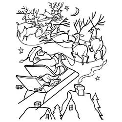 Dibujo Papá Noel (Fiestas y Celebraciones) #174615 para imprimir y colorear