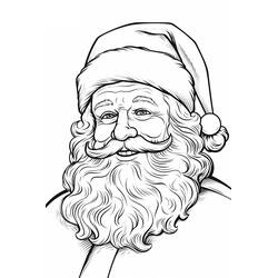 Dibujo Papá Noel (Fiestas y Celebraciones) #215623 para imprimir y colorear