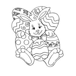 Dibujo para colorear: Pascua (Fiestas y Celebraciones) #54352 - Dibujos para Colorear e Imprimir Gratis
