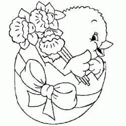 Dibujo para colorear: Pascua (Fiestas y Celebraciones) #54368 - Dibujos para Colorear e Imprimir Gratis
