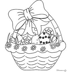 Dibujo para colorear: Pascua (Fiestas y Celebraciones) #54389 - Dibujos para Colorear e Imprimir Gratis
