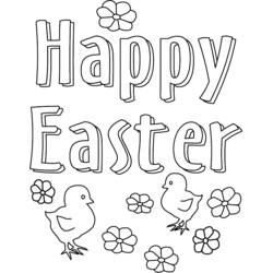 Dibujo para colorear: Pascua (Fiestas y Celebraciones) #54390 - Dibujos para Colorear e Imprimir Gratis