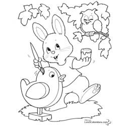Dibujo para colorear: Pascua (Fiestas y Celebraciones) #54411 - Dibujos para Colorear e Imprimir Gratis