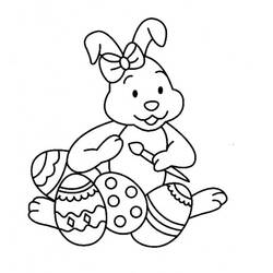 Dibujo para colorear: Pascua (Fiestas y Celebraciones) #54440 - Dibujos para Colorear e Imprimir Gratis