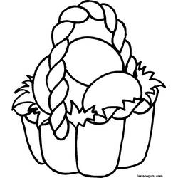Dibujo para colorear: Pascua (Fiestas y Celebraciones) #54472 - Dibujos para Colorear e Imprimir Gratis