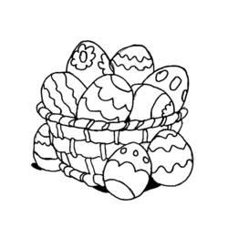 Dibujo para colorear: Pascua (Fiestas y Celebraciones) #54530 - Dibujos para Colorear e Imprimir Gratis