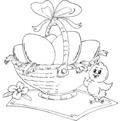 Dibujo para colorear: Pascua (Fiestas y Celebraciones) #54639 - Dibujos para Colorear e Imprimir Gratis