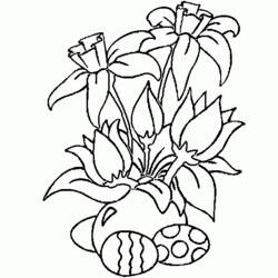 Dibujo para colorear: Pascua (Fiestas y Celebraciones) #54651 - Dibujos para Colorear e Imprimir Gratis