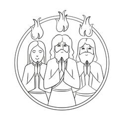 Dibujo para colorear: Pentecostés (Fiestas y Celebraciones) #181346 - Dibujos para Colorear e Imprimir Gratis