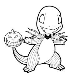 Dibujo para colorear: Pokémon de Halloween (Fiestas y Celebraciones) #203937 - Dibujos para Colorear e Imprimir Gratis