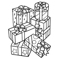 Dibujo para colorear: Regalo (Fiestas y Celebraciones) #201771 - Dibujos para Colorear e Imprimir Gratis