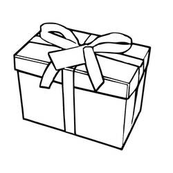 Dibujo para colorear: Regalo (Fiestas y Celebraciones) #201774 - Dibujos para Colorear e Imprimir Gratis