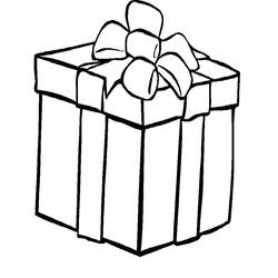 Dibujos para colorear: Regalo - Dibujos para Colorear e Imprimir Gratis