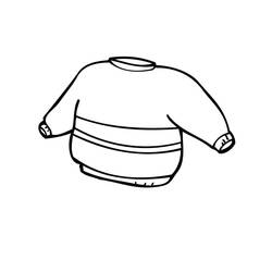 Dibujo para colorear: Suéter de Navidad (Fiestas y Celebraciones) #191591 - Dibujos para Colorear e Imprimir Gratis