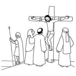 Dibujos para colorear: Viernes Santo - Dibujos para Colorear e Imprimir Gratis
