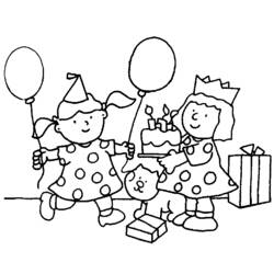 Dibujo para colorear: Aniversario (Fiestas y ocasiones especiales) #57159 - Dibujos para colorear