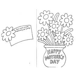Dibujo para colorear: Día de la Madre (Fiestas y ocasiones especiales) #129803 - Dibujos para colorear
