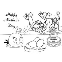 Dibujo para colorear: Día de la Madre (Fiestas y ocasiones especiales) #129805 - Dibujos para Colorear e Imprimir Gratis
