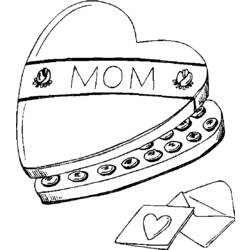 Dibujo para colorear: Día de la Madre (Fiestas y ocasiones especiales) #129961 - Dibujos para Colorear e Imprimir Gratis