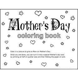 Dibujo para colorear: Día de la Madre (Fiestas y ocasiones especiales) #129963 - Dibujos para Colorear e Imprimir Gratis