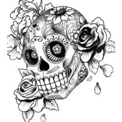 Dibujo para colorear: Día de los Muertos (Fiestas y ocasiones especiales) #60126 - Dibujos para colorear
