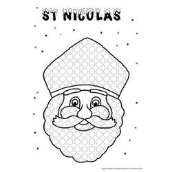 Dibujo para colorear: Día de San Nicolás (Fiestas y ocasiones especiales) #59269 - Dibujos para Colorear e Imprimir Gratis