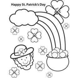 Dibujo para colorear: Día de San Patricio (Fiestas y ocasiones especiales) #57964 - Dibujos para colorear